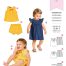 Burda Groen 9358 - Jurk, top en broek