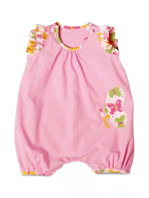 Burda Groen 9462 - Zomerpakje, jurkje en luierbroekje
