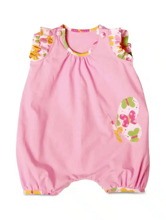 Burda Groen 9462 - Zomerpakje, jurkje en luierbroekje