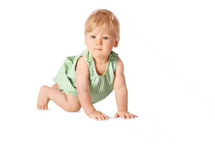 Burda Groen 9462 - Zomerpakje, jurkje en luierbroekje
