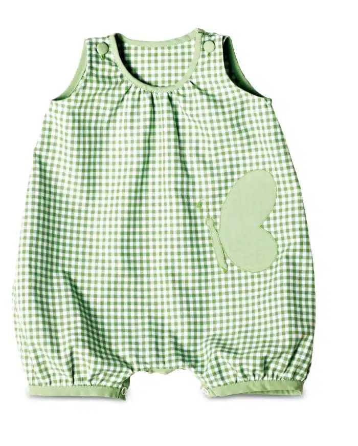 Burda Groen 9462 - Zomerpakje, jurkje en luierbroekje
