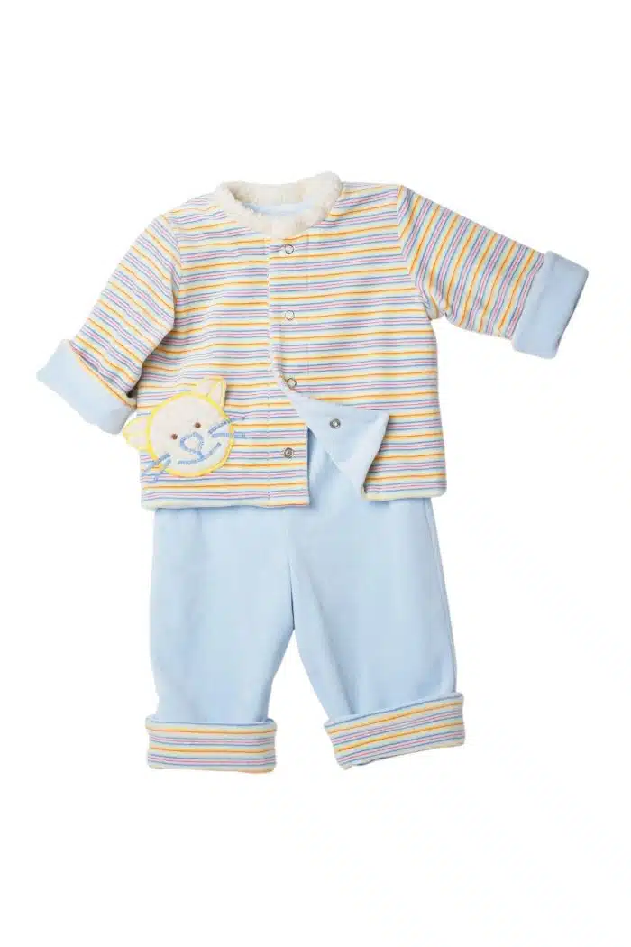 Burda Geel 9636 - Baby kleding in variaties