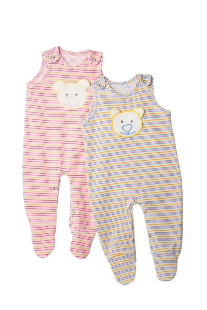 Burda Geel 9636 - Baby kleding in variaties