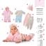 Burda Geel 9636 - Baby kleding in variaties