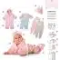 Burda Geel 9636 - Baby kleding in variaties