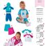 Burda Groen 9748 - Combinatie: vest, shirt en broek