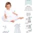 Burda Geel 9804 - Doopjurk in variaties, vest en hoed