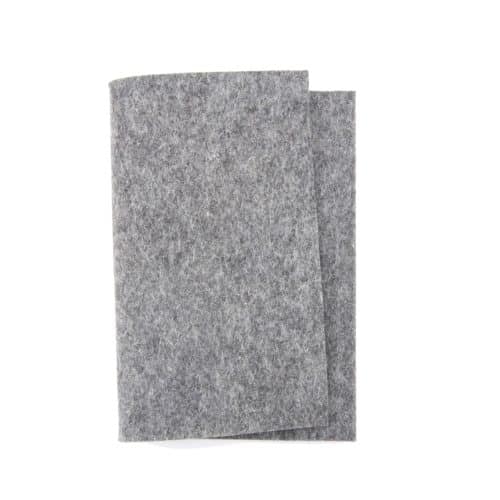 Certi Vilt 100% Wol 3mm 22,5x30cm Donker Grijs