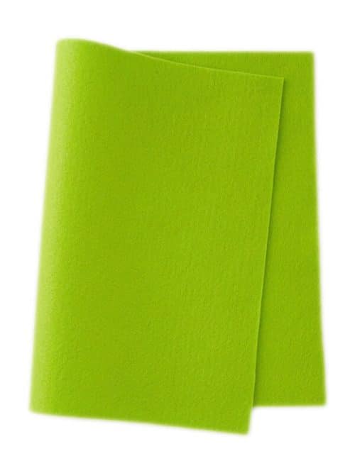 True Vilt 100% Wol 20x30cm Licht Groen