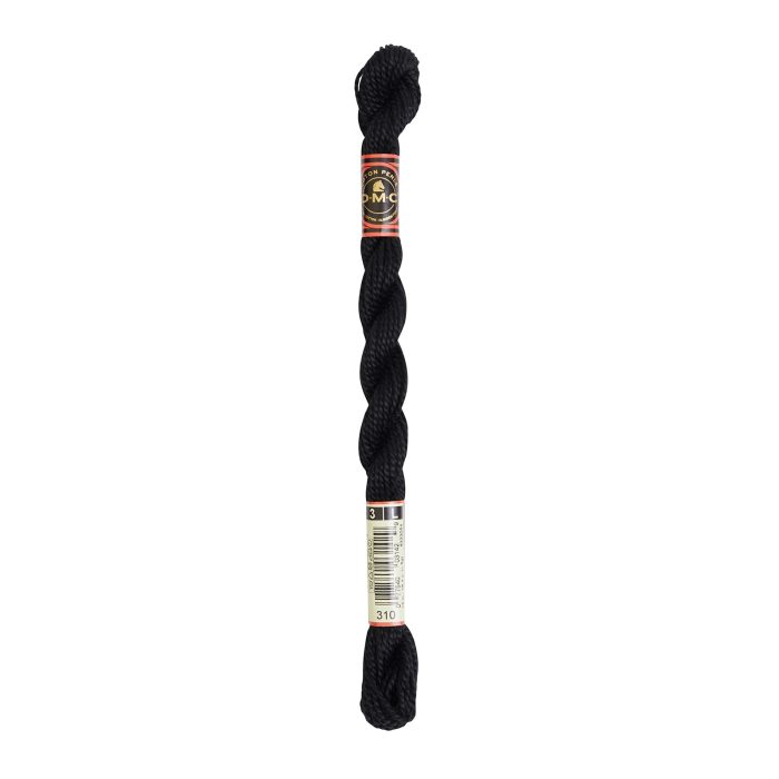 DMC Perle 115.3-310 Zwart