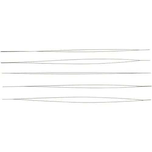 Kralennaalden/Big Eye 0.25mm 12cm 5stuks