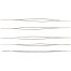 Kralennaalden/Big Eye 0.3mm 6cm 5stuks