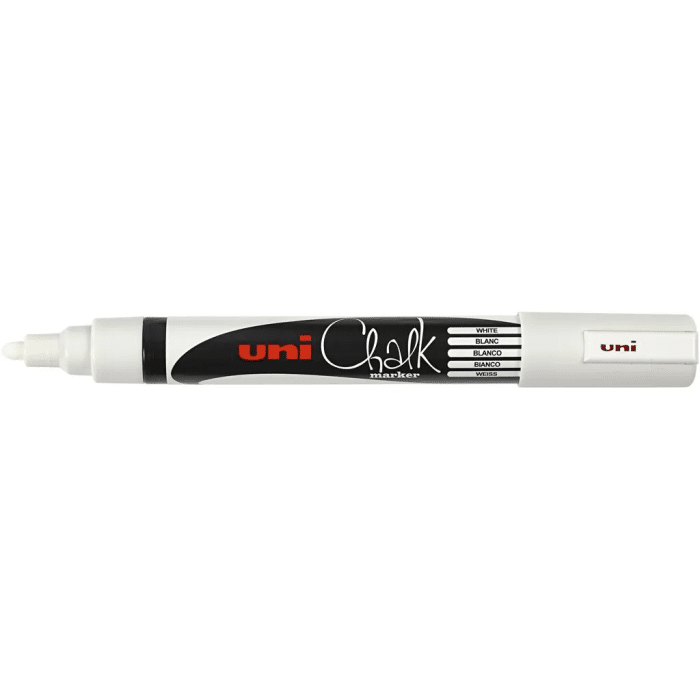 Chalk Marker Wit 1.8-2.5mm