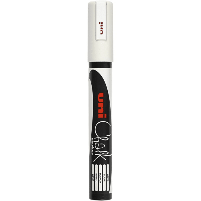 Chalk Marker Wit 1.8-2.5mm