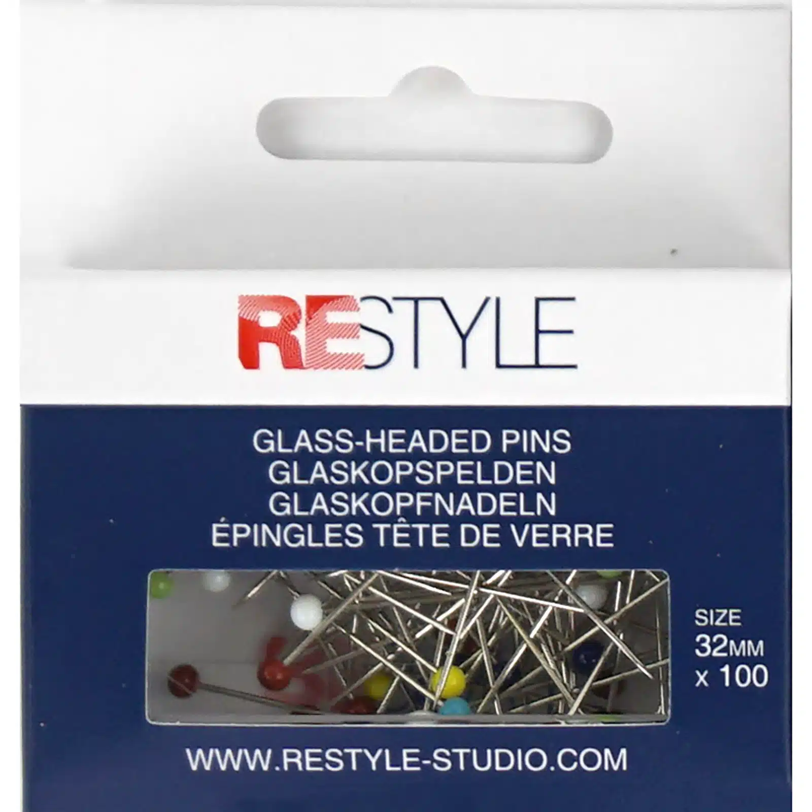 Gekleurde Kopspelden 32mm 100stuks