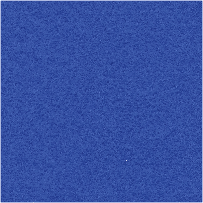 Viltlapje 20x30cm Cobalt Blauw