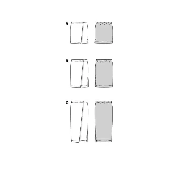 Burda Patroon 5888 - Rok in Variaties
