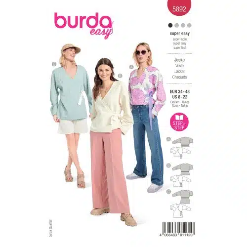 Burda Patroon 5892 - Vest in Variaties