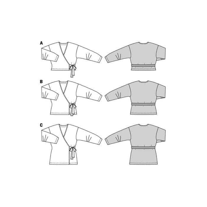 Burda Patroon 5892 - Vest in Variaties
