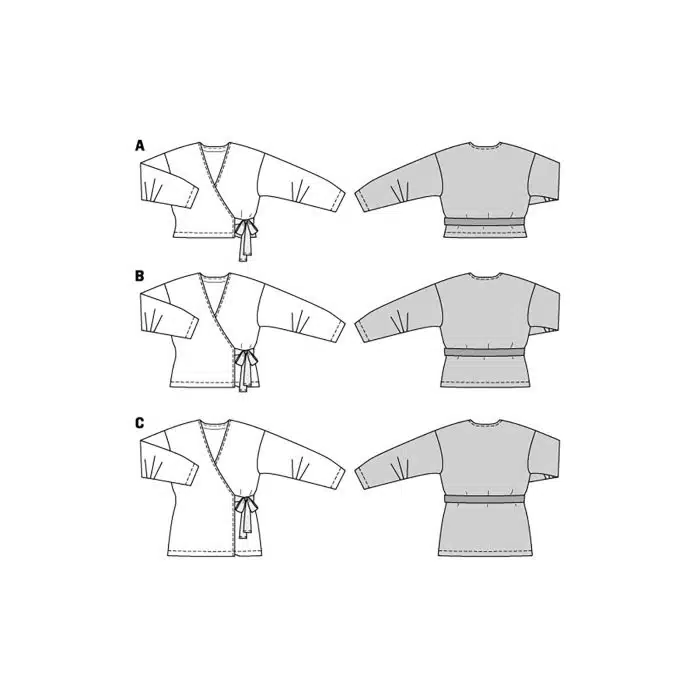 Burda Patroon 5892 - Vest in Variaties