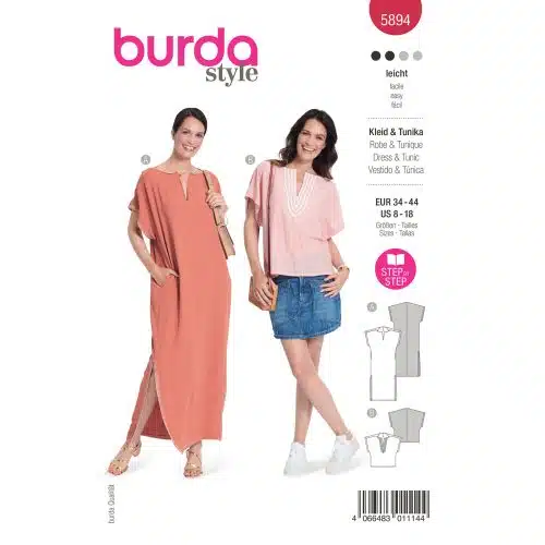 Burda Patroon 5894 - Jurk en Tuniek