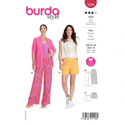 Burda Patroon 5898 - Broek in Variaties