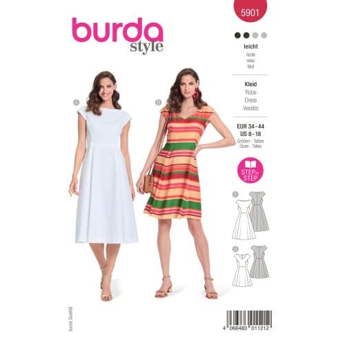 Burda Patroon 5901 - Jurk in Variaties