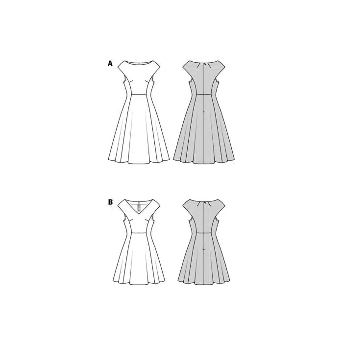 Burda Patroon 5901 - Jurk in Variaties