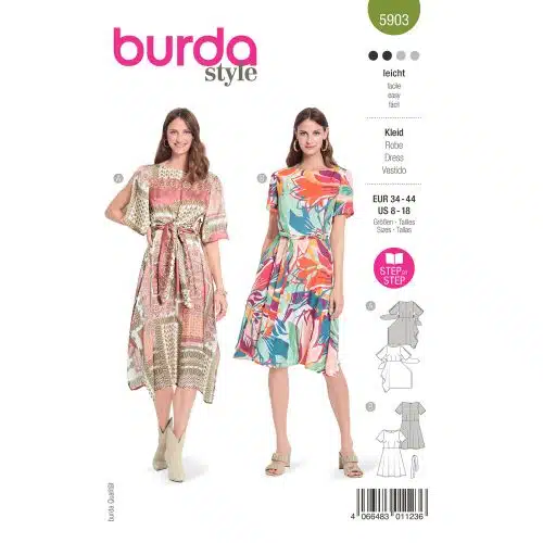 Burda Patroon 5903 - Jurk in Variaties