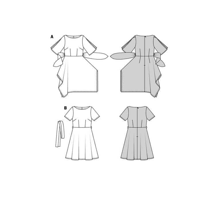 Burda Patroon 5903 - Jurk in Variaties