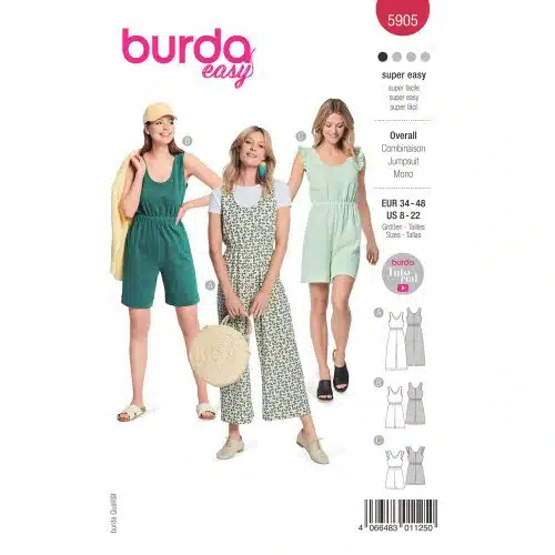 Burda Patroon 5905 - Jumpsuit in Variaties