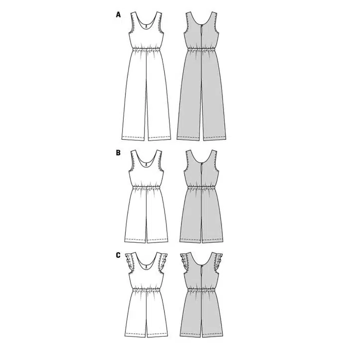 Burda Patroon 5905 - Jumpsuit in Variaties
