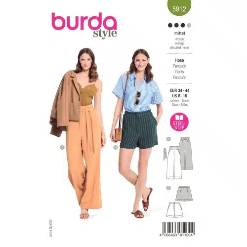 Burda Patroon 5912 - Broek in Variaties