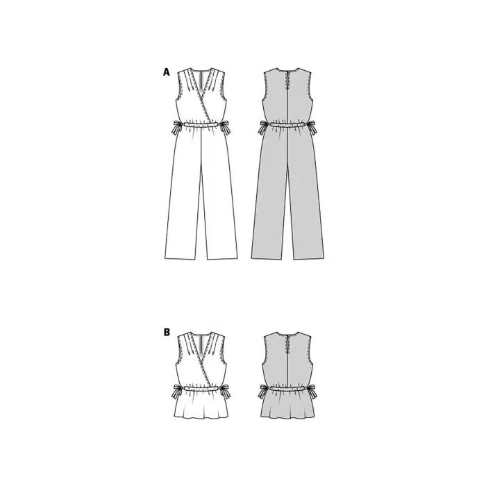 Burda Patroon 5914 - Jumpsuit en Blouse