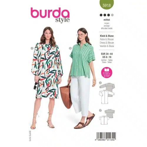 Burda Patroon 5918 - Jurk en Blouse