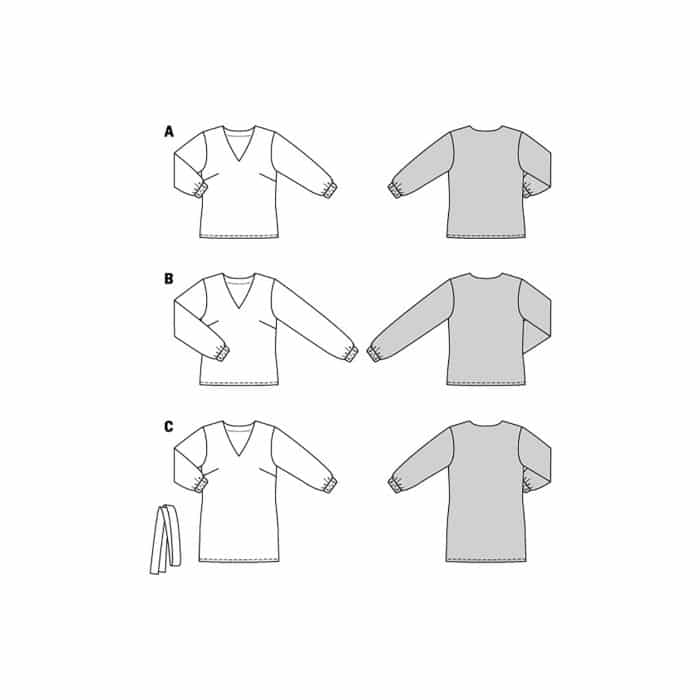 Burda Patroon 5924 - Blouse in Variaties