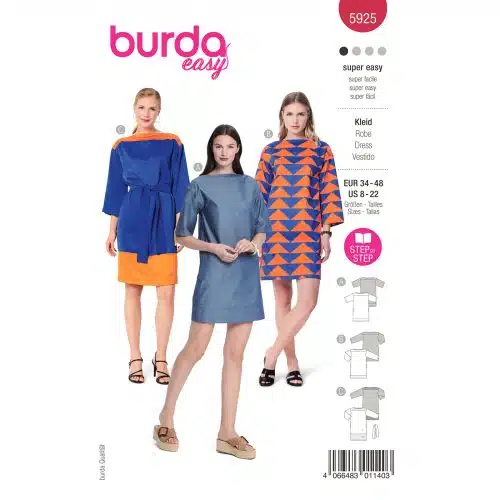 Burda Patroon 5925 - Jurk in Variaties