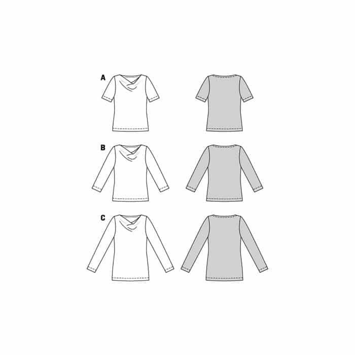 Burda Patroon 5926 - Shirt in Variaties