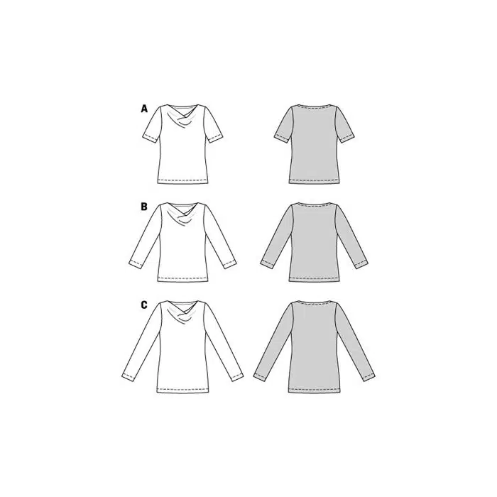 Burda Patroon 5926 - Shirt in Variaties
