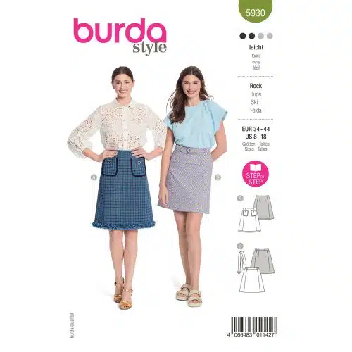 Burda Patroon 5930 - Rok in Variaties