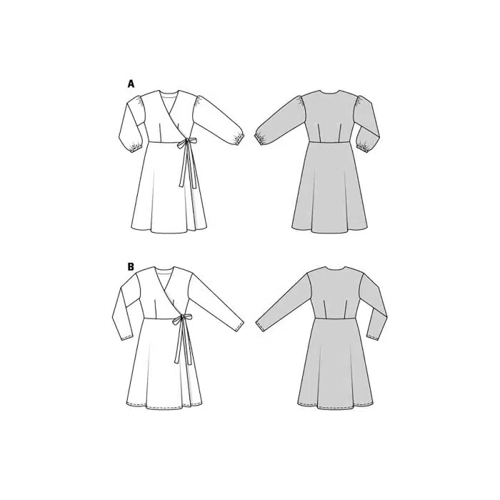 Burda Patroon 5933 - Jurk in Variaties