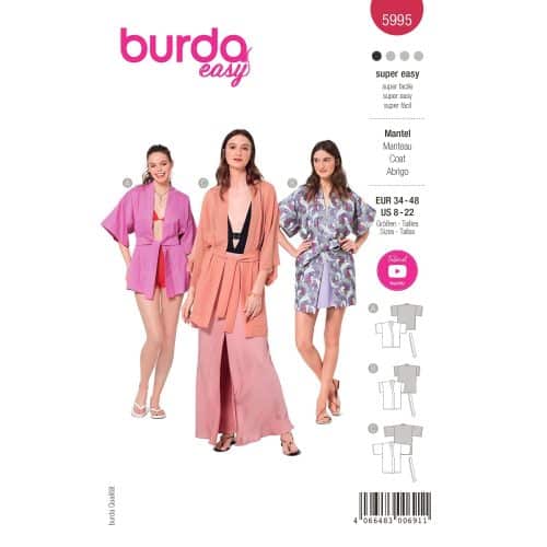 Burda Patroon 5995 - Vest in Variaties