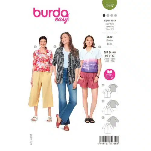 Burda Patroon 5997 - Blouse in Variaties