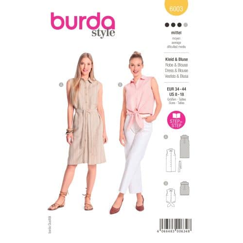 Burda Patroon 6003 - Jurk en Blouse