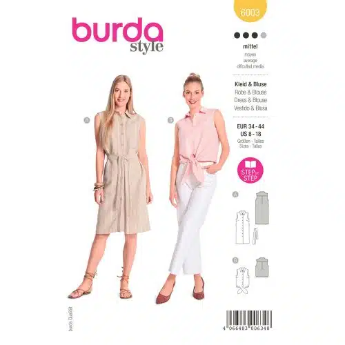Burda Patroon 6003 - Jurk en Blouse