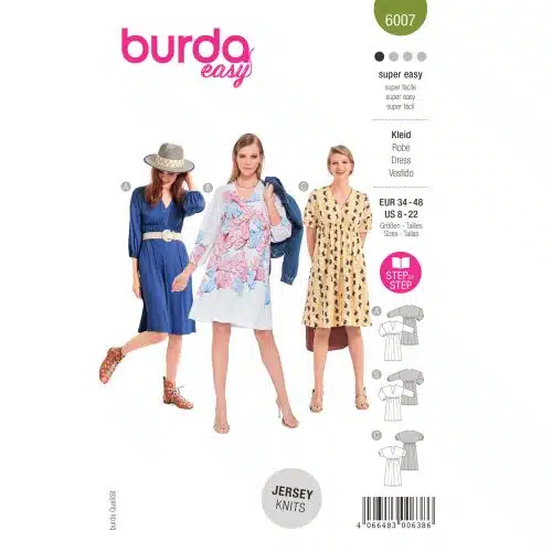 Burda Patroon 6007 - Jurk in Variaties
