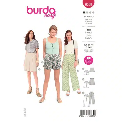 Burda Patroon 6008 - Broek in Variaties