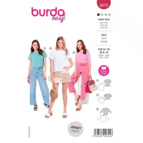 Burda Patroon 6010 - Shirt in Variaties