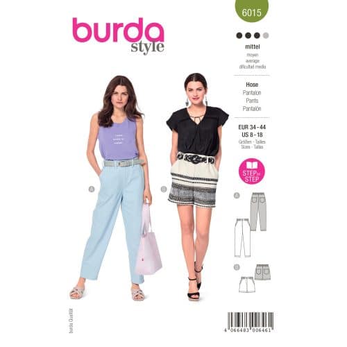 Burda Patroon 6015 - Broek in Variaties