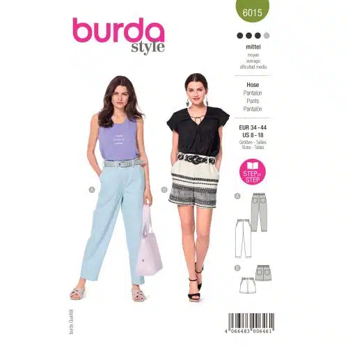 Burda Patroon 6015 - Broek in Variaties